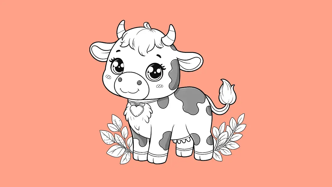 Cow Coloring Pages