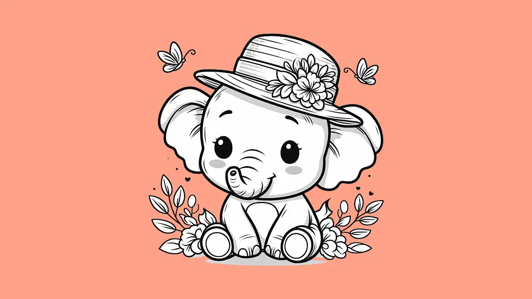 Elephant Coloring Pages