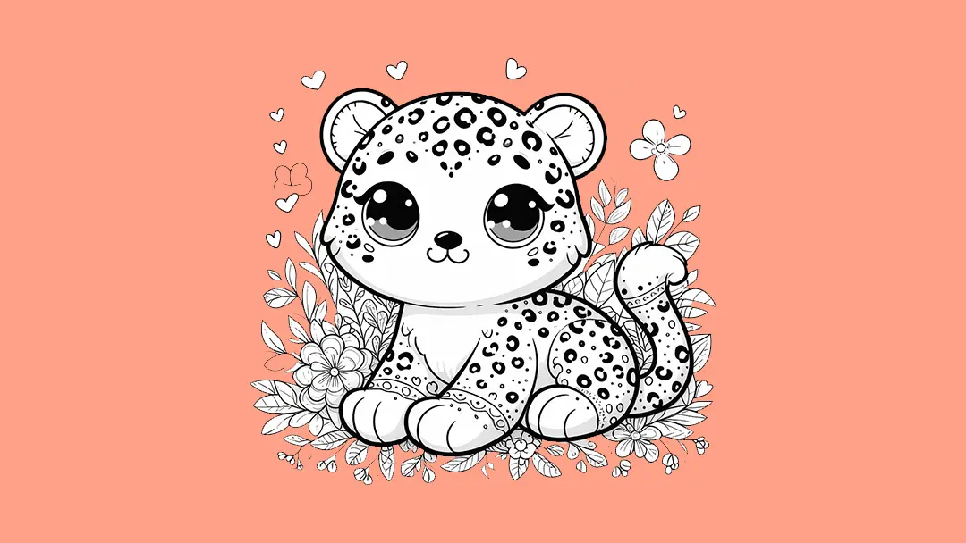 Leopard Coloring Pages