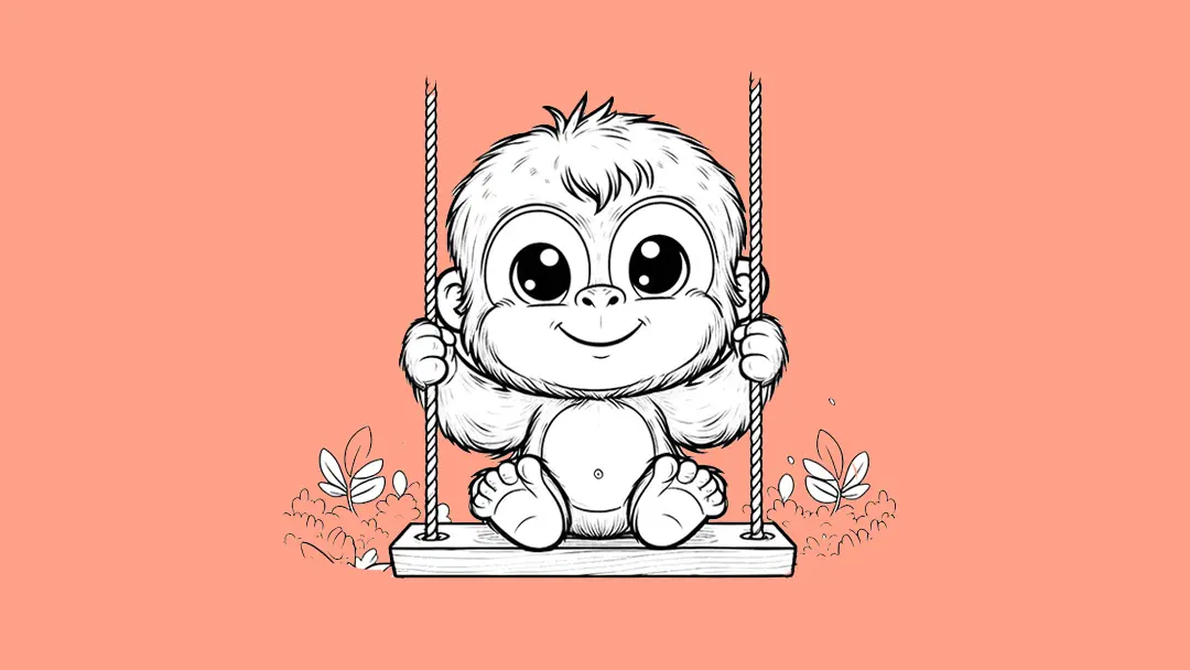 Orangutan Coloring Pages