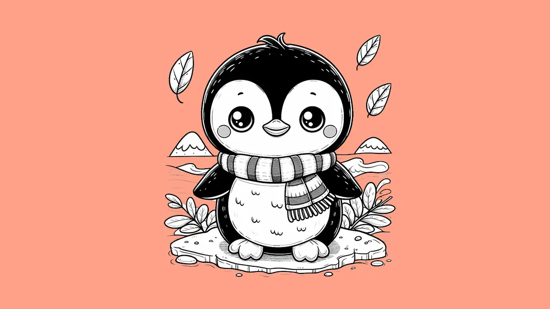 Penguin Coloring Pages