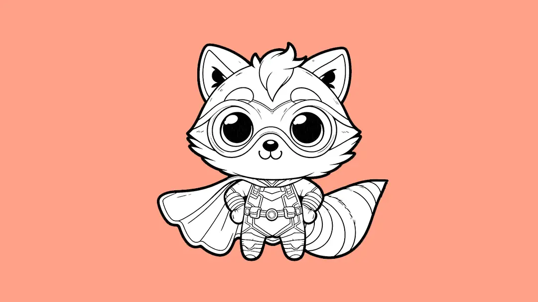 15 Raccoon Coloring Pages (Free PDF Printables)