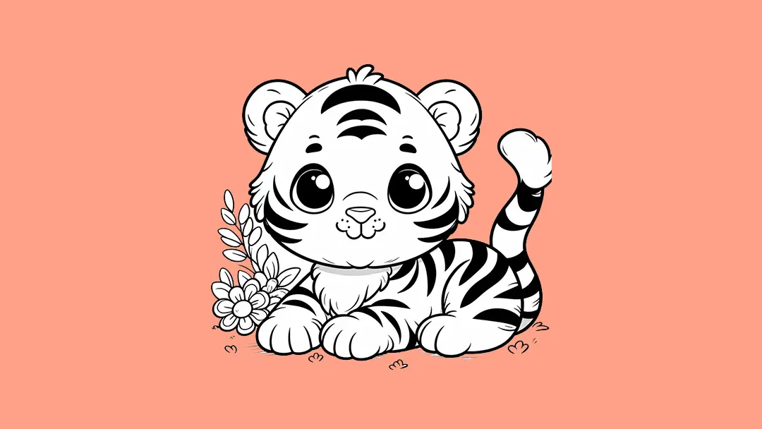 Tiger Coloring Pages