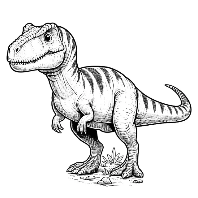 Allosaurus Coloring Pages