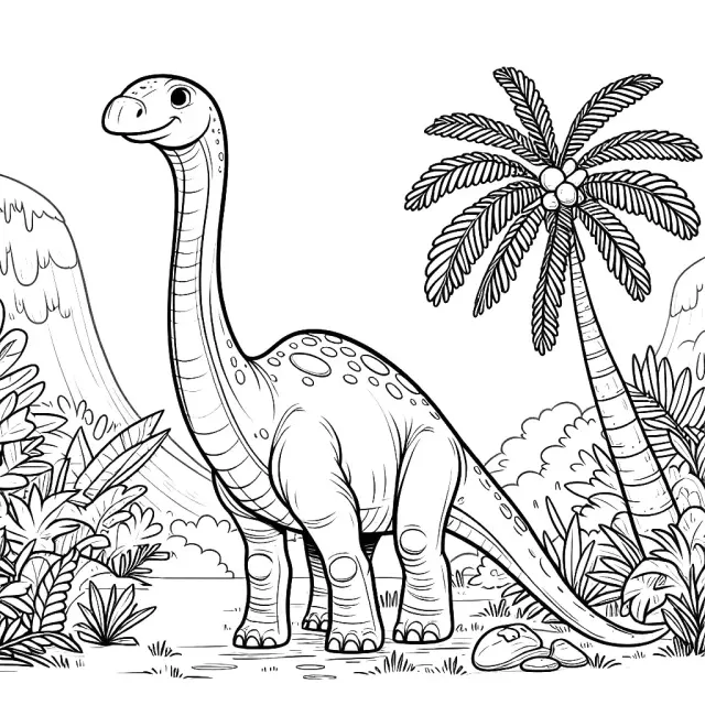 Brachiosaurus Coloring Pages