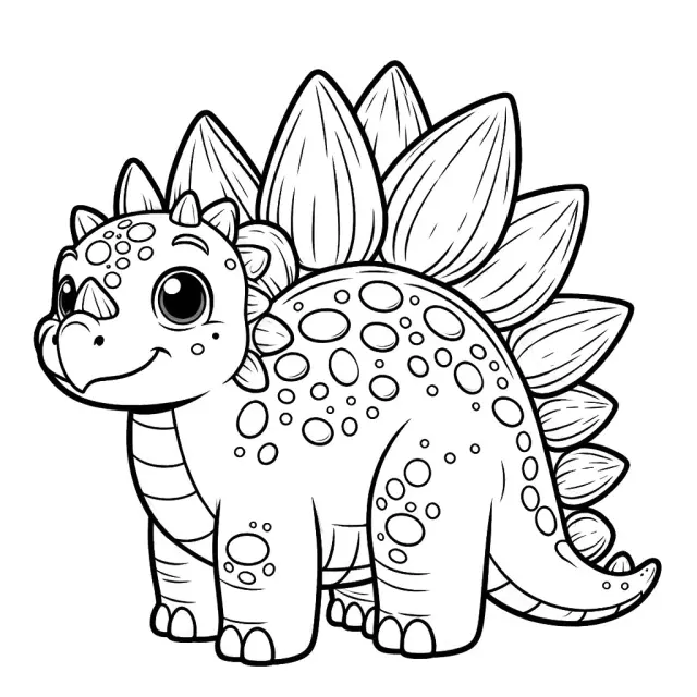 Stegosaurus Coloring Pages