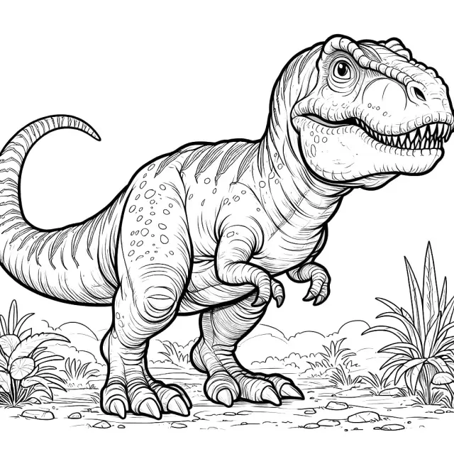 Tyrannosaurus Coloring Pages