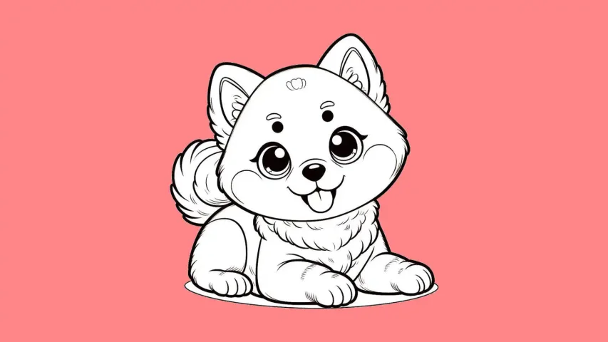 30 Cute Puppy Coloring Pages (Free PDF Printables)