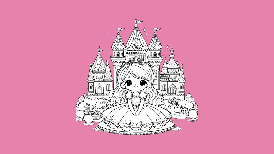 15 Magical Princess Coloring Pages (Free PDF Printables)