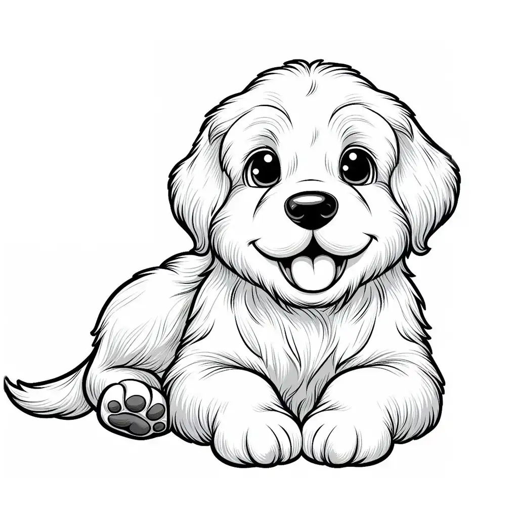 30 Free Printable Baby Puppy Coloring Pages For Kids! - Kidswiki