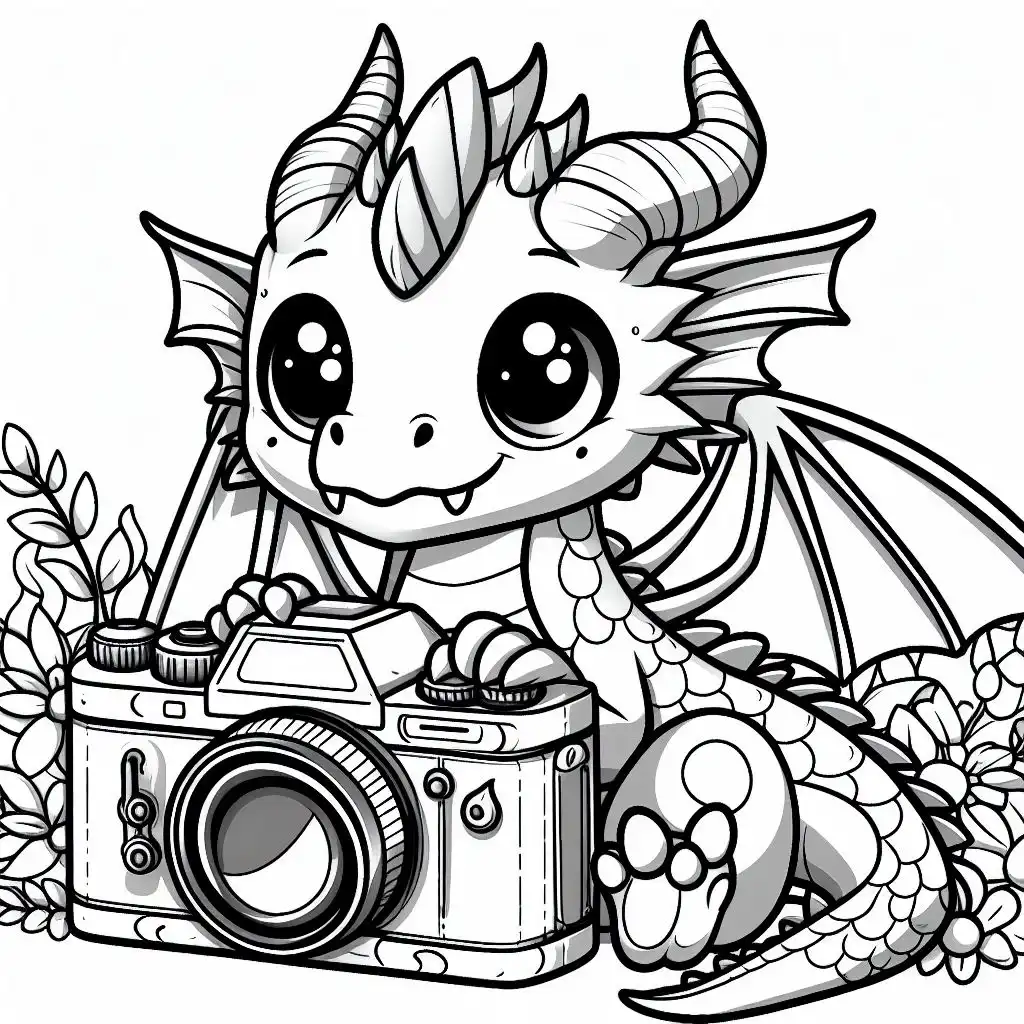 Picture-taking dragon