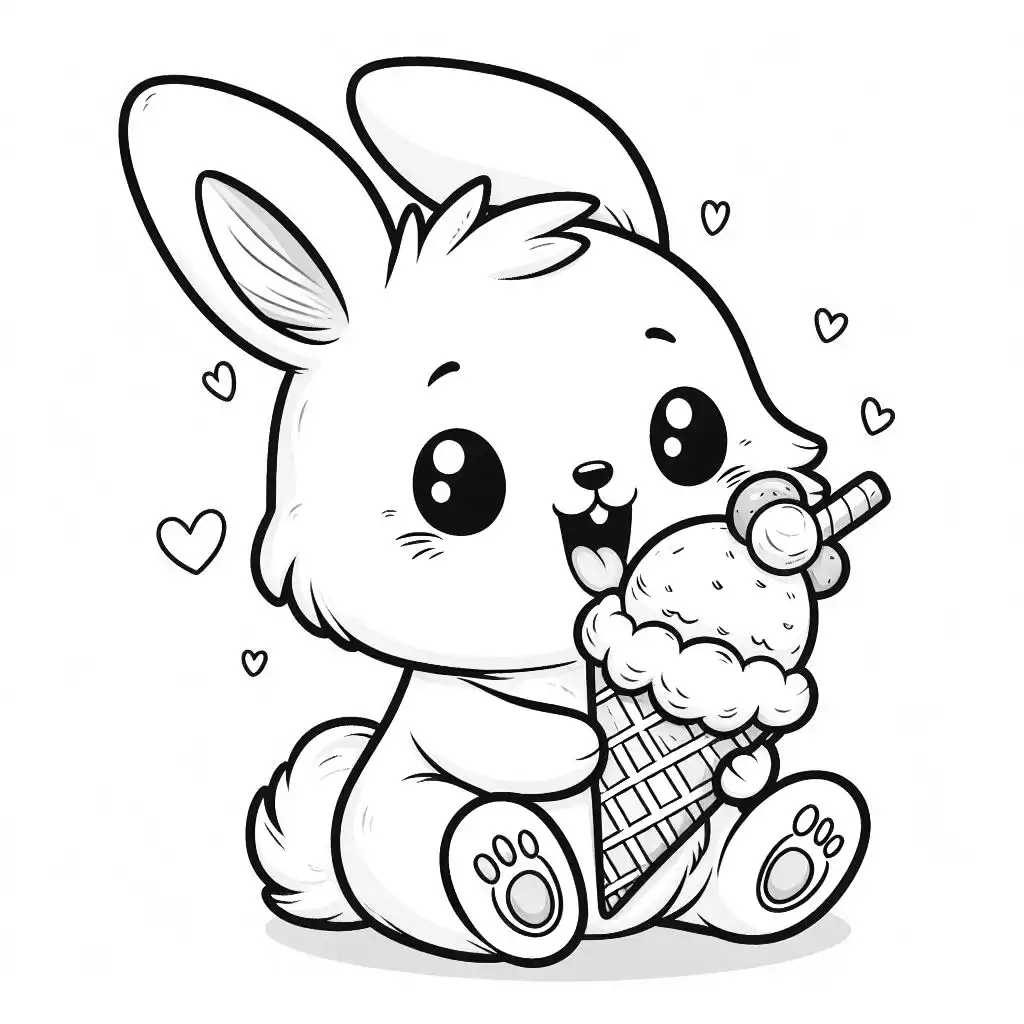 17 Cute Rabbit Coloring Pages For Kids! Free Printable - Kidswiki