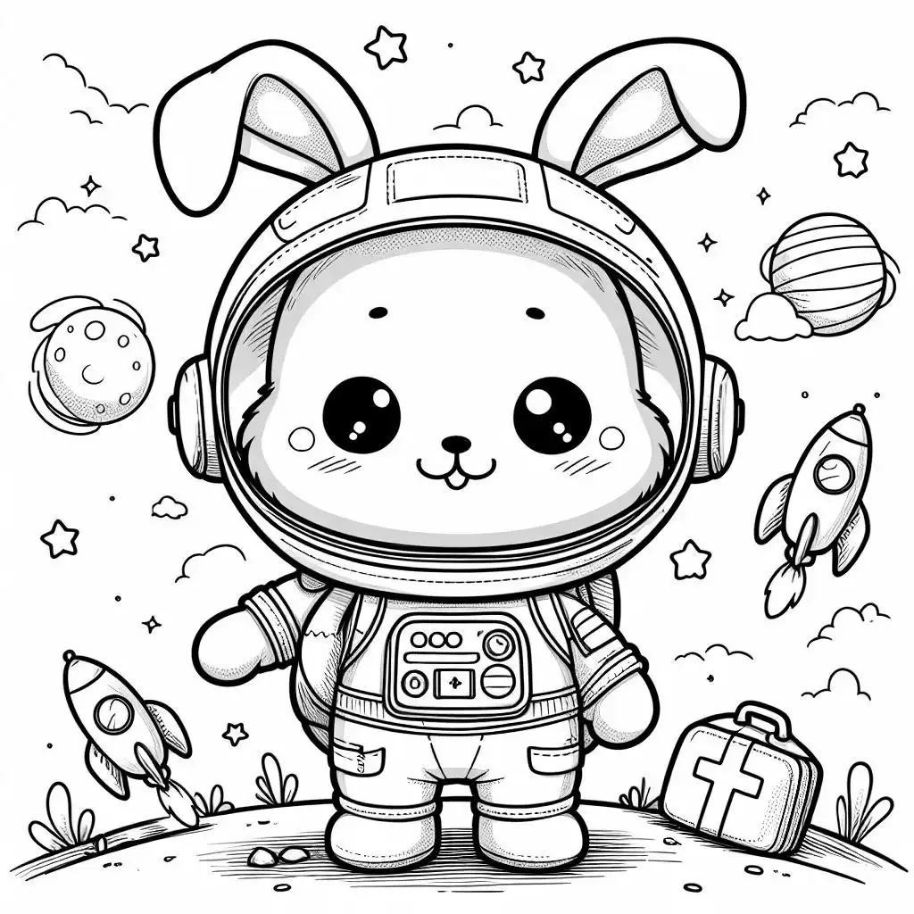 17 Cute Rabbit Coloring Pages For Kids! Free Printable - Kidswiki