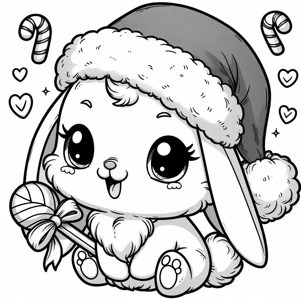 Cute Santa Rabbit